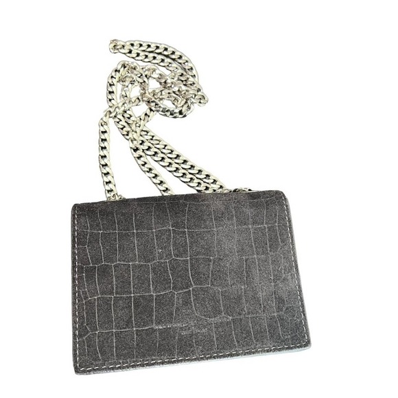 Brandon Blackwood Mini Sophia Black Croc Embossed - Picture 7 of 8